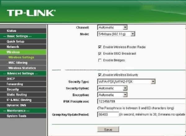 bộ phát wifi TP Link WR841N