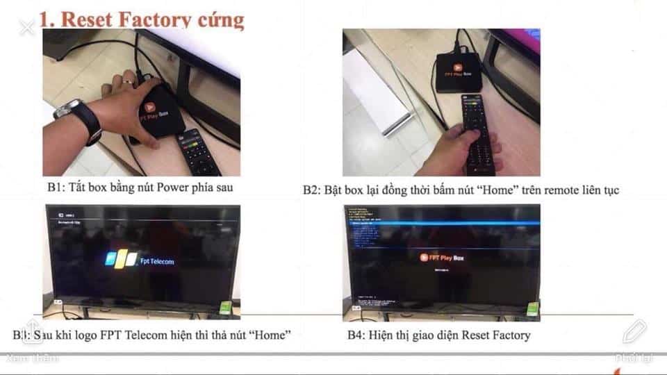 reset phần cứng FPT Play Box