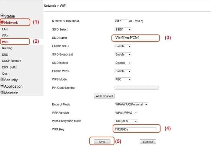 pass wifi modem FPT
