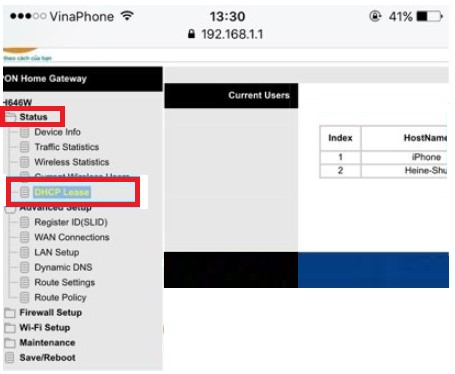 chặn kết nối wifi viettel2