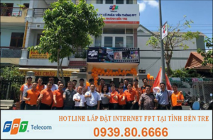 Lắp đặt internet FPT tại Tỉnh Bến Tre khuyễn mãi hấp dẫn 2022