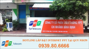 Thông tin khuyến mãi lắp đặt mạng FPT tại Quy Nhơn miễn phí 100%
