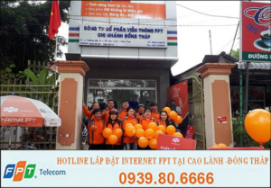 Lắp đặt internet FPT tại Cao Lãnh – Đồng Tháp ưu đãi Khủng