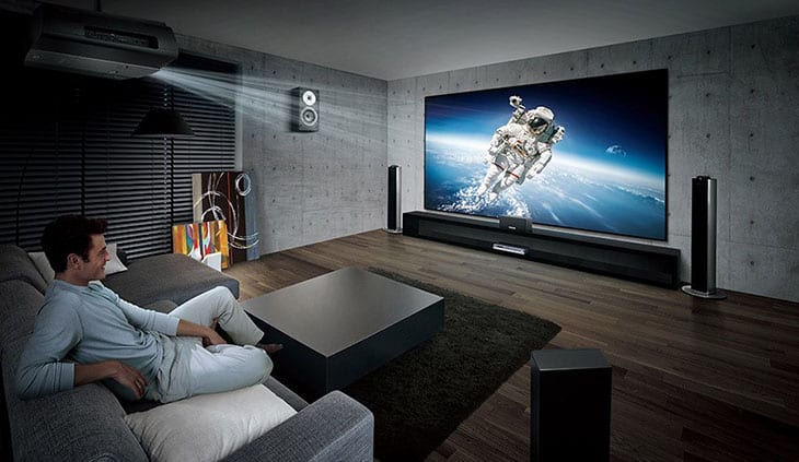 Xu hướng hiện đại sử dụng máy chiếu gia đình thay tivi